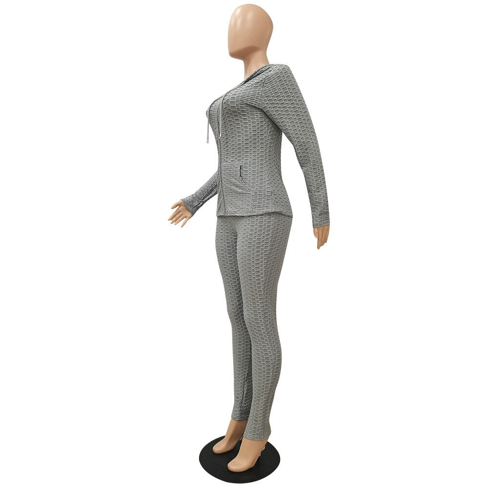 Jacquard Hooded Set