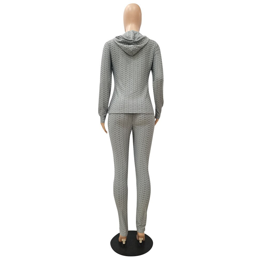 Jacquard Hooded Set